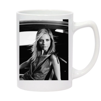 Sarah Michelle Gellar 14oz White Statesman Mug