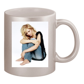 Sarah Michelle Gellar 11oz Metallic Silver Mug