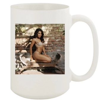 Sarah Shahi 15oz White Mug