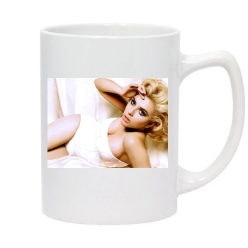 Scarlett Johansson 14oz White Statesman Mug