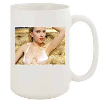 Scarlett Johansson 15oz White Mug