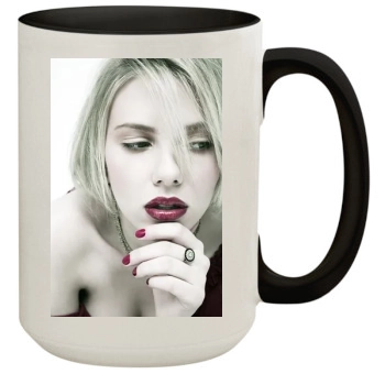 Scarlett Johansson 15oz Colored Inner & Handle Mug