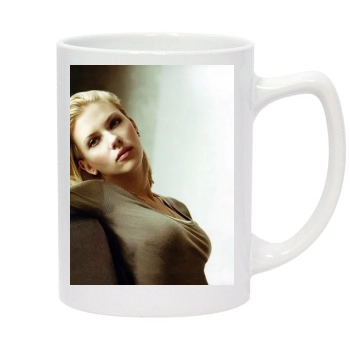 Scarlett Johansson 14oz White Statesman Mug