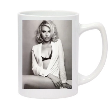 Scarlett Johansson 14oz White Statesman Mug