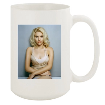 Scarlett Johansson 15oz White Mug