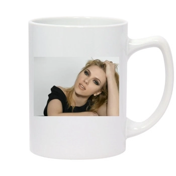 Scarlett Johansson 14oz White Statesman Mug