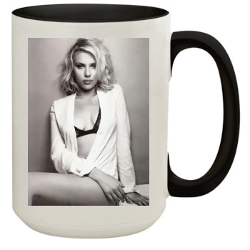 Scarlett Johansson 15oz Colored Inner & Handle Mug