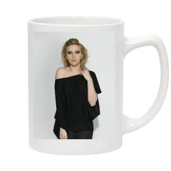 Scarlett Johansson 14oz White Statesman Mug