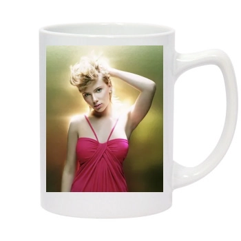 Scarlett Johansson 14oz White Statesman Mug