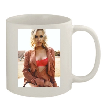 Scarlett Johansson 11oz White Mug