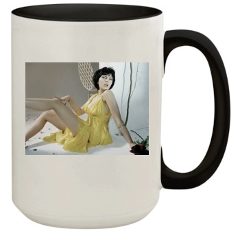 Scarlett Johansson 15oz Colored Inner & Handle Mug