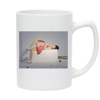 Scarlett Johansson 14oz White Statesman Mug