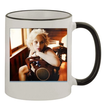 Scarlett Johansson 11oz Colored Rim & Handle Mug