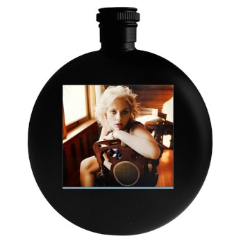 Scarlett Johansson Round Flask