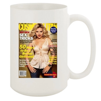 Scarlett Johansson 15oz White Mug