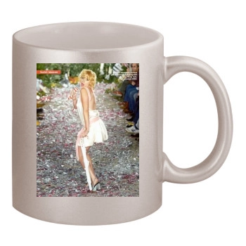 Scarlett Johansson 11oz Metallic Silver Mug