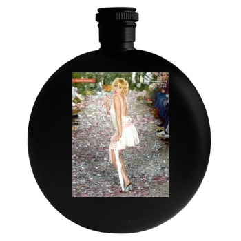 Scarlett Johansson Round Flask