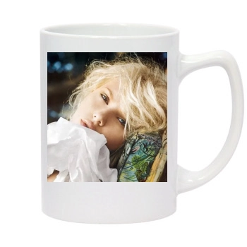 Scarlett Johansson 14oz White Statesman Mug