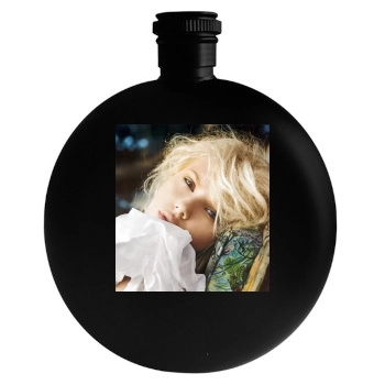 Scarlett Johansson Round Flask