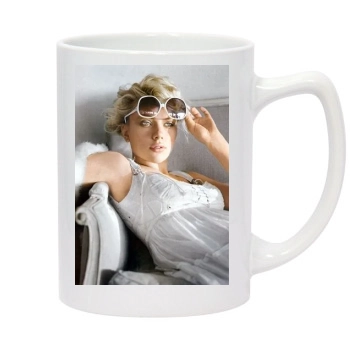 Scarlett Johansson 14oz White Statesman Mug