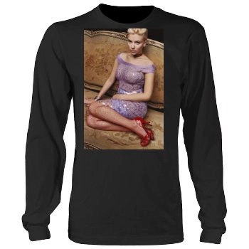 Scarlett Johansson Men's Heavy Long Sleeve TShirt