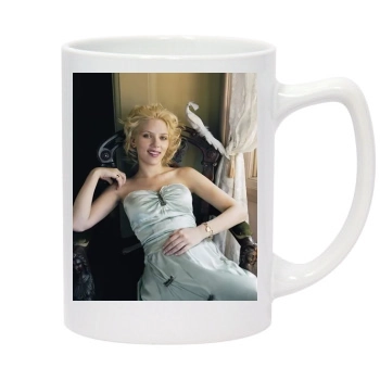 Scarlett Johansson 14oz White Statesman Mug