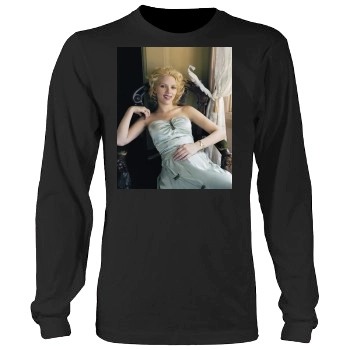 Scarlett Johansson Men's Heavy Long Sleeve TShirt