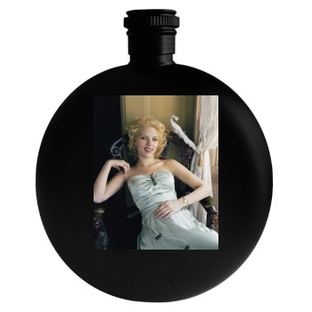 Scarlett Johansson Round Flask