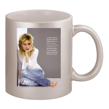 Scarlett Johansson 11oz Metallic Silver Mug