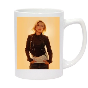 Scarlett Johansson 14oz White Statesman Mug