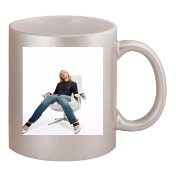 Scarlett Johansson 11oz Metallic Silver Mug