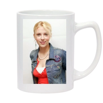 Scarlett Johansson 14oz White Statesman Mug