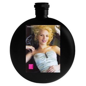 Scarlett Johansson Round Flask