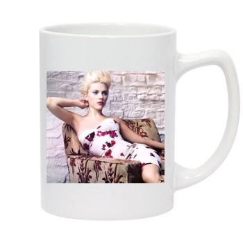 Scarlett Johansson 14oz White Statesman Mug