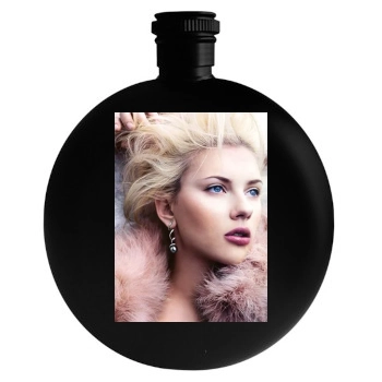 Scarlett Johansson Round Flask