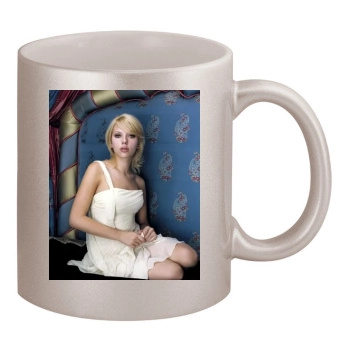 Scarlett Johansson 11oz Metallic Silver Mug