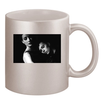 Scarlett Johansson 11oz Metallic Silver Mug