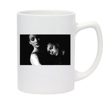 Scarlett Johansson 14oz White Statesman Mug