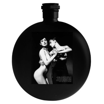 Scarlett Johansson Round Flask