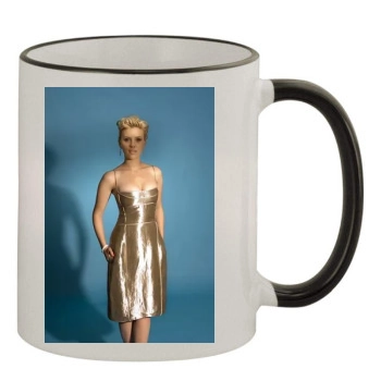 Scarlett Johansson 11oz Colored Rim & Handle Mug