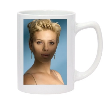 Scarlett Johansson 14oz White Statesman Mug