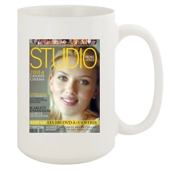 Scarlett Johansson 15oz White Mug