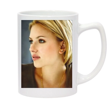 Scarlett Johansson 14oz White Statesman Mug