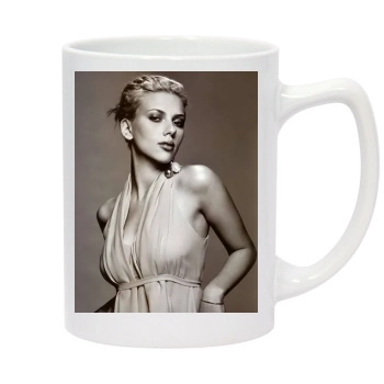 Scarlett Johansson 14oz White Statesman Mug