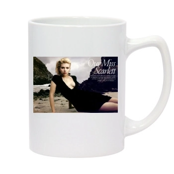 Scarlett Johansson 14oz White Statesman Mug