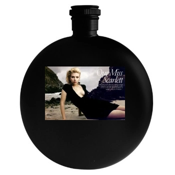 Scarlett Johansson Round Flask