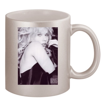 Scarlett Johansson 11oz Metallic Silver Mug