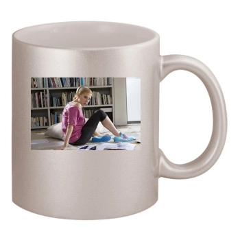 Scarlett Johansson 11oz Metallic Silver Mug