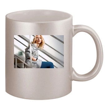 Scarlett Johansson 11oz Metallic Silver Mug