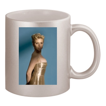 Scarlett Johansson 11oz Metallic Silver Mug